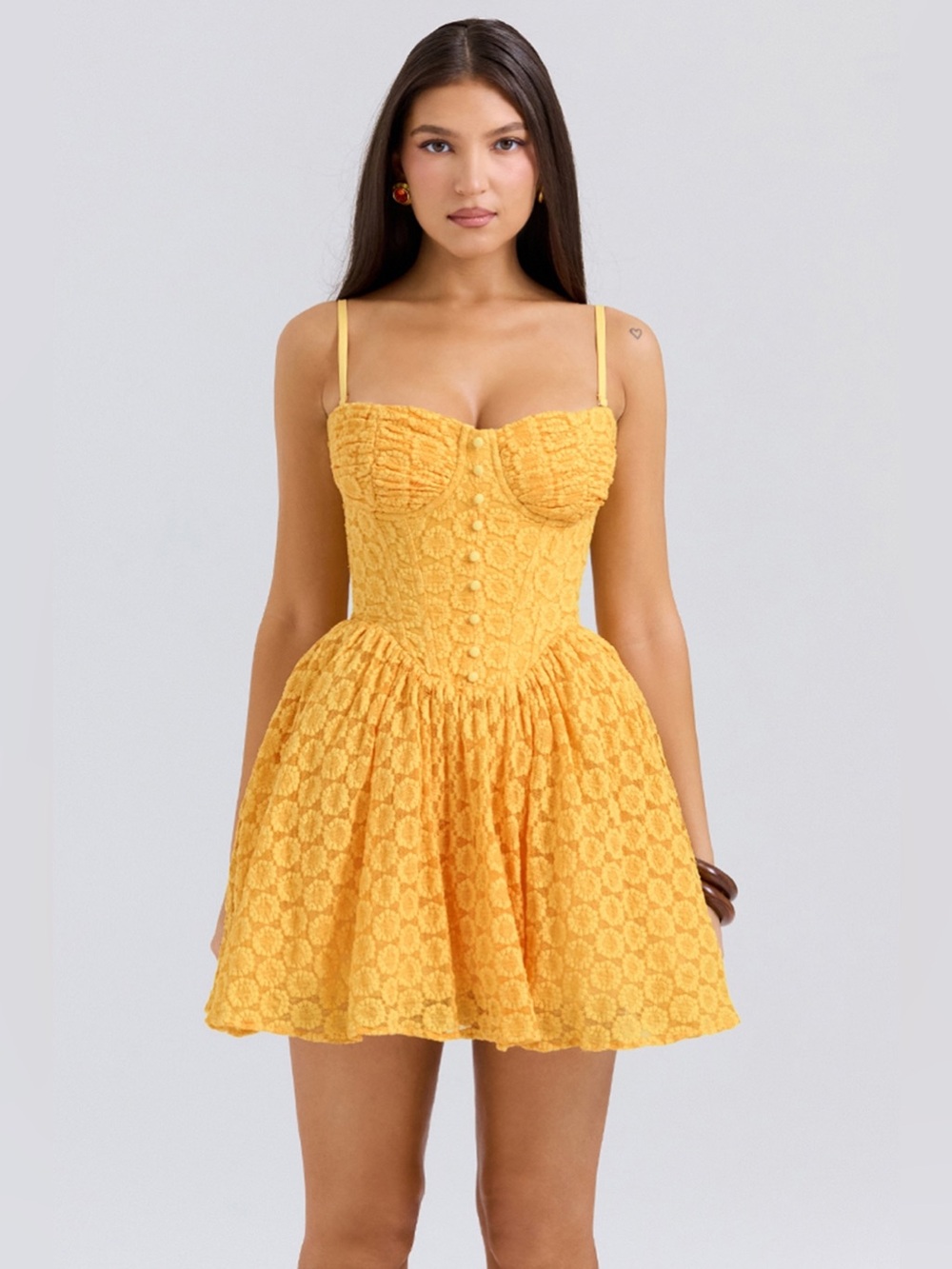 House of CB Carolina Stretch Lace Corset Minidress
